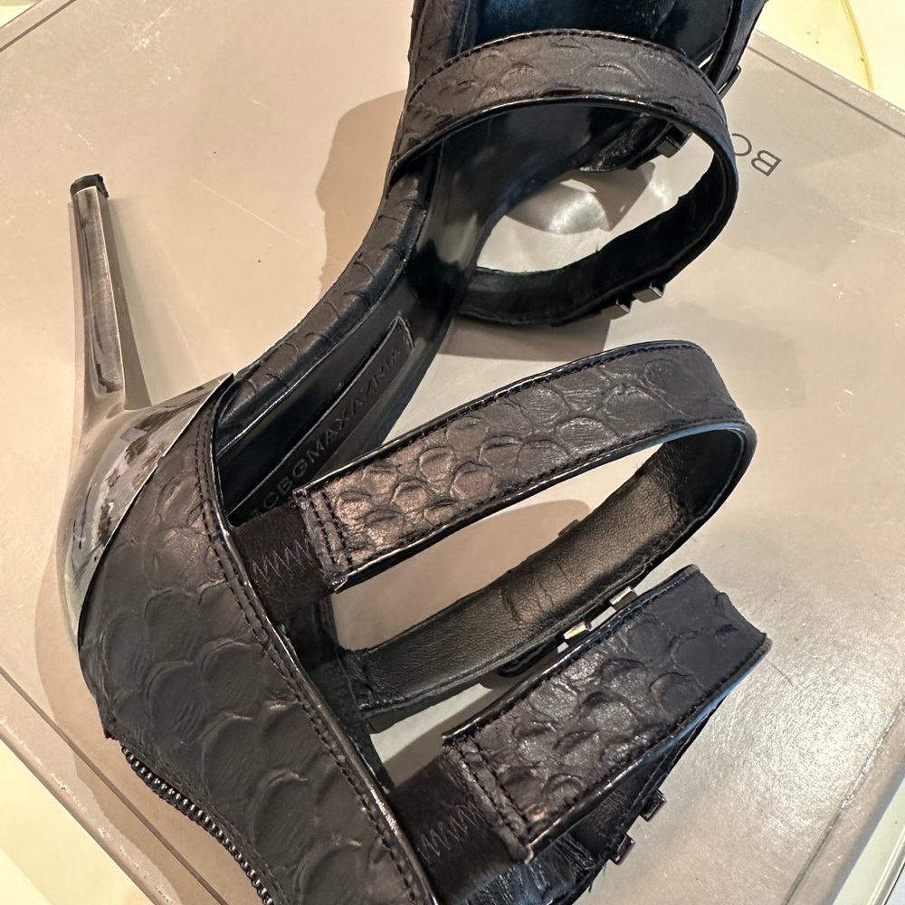 Bcbg Glazed Python Heels - image 7